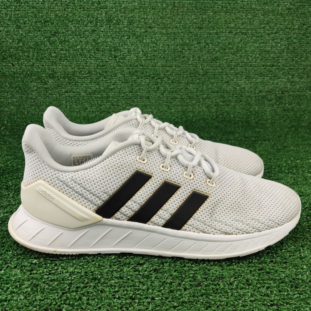 Adidas Shoes Mens 12 White Questar Flow NXT Running Sneaker FY9560 Athletic